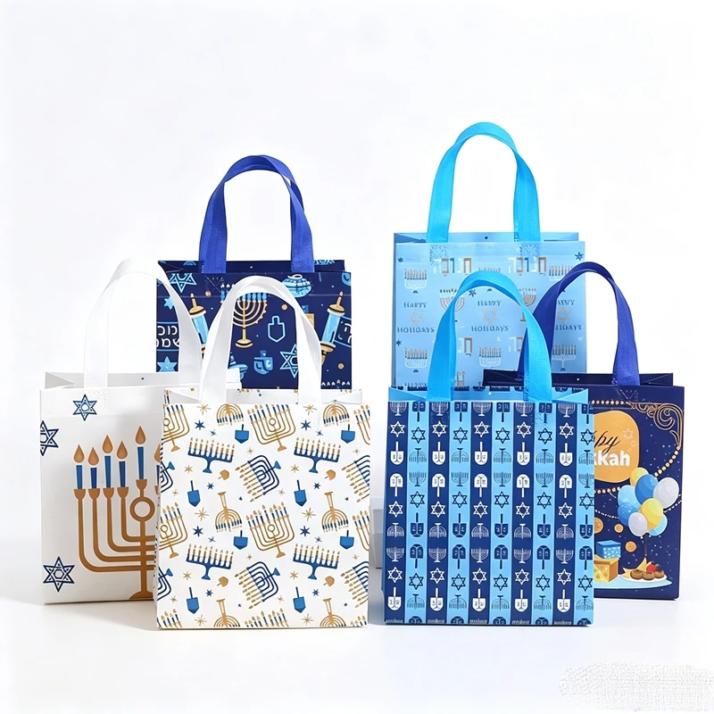 Packaging - 세련된 디자인의 유대교 명절용 부직포 토트백