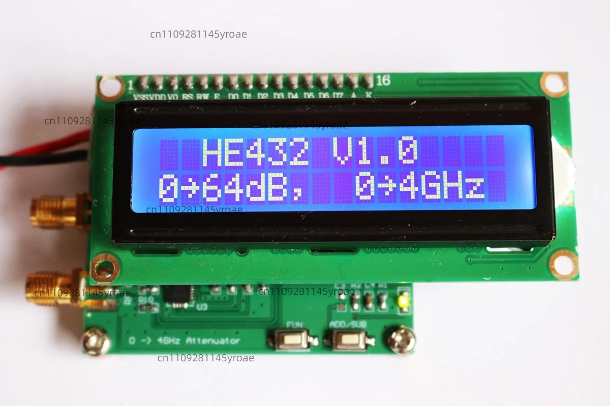 Test Instruments - 0-4GHz 디지털 RF 신호 감쇠기 0~-63DB