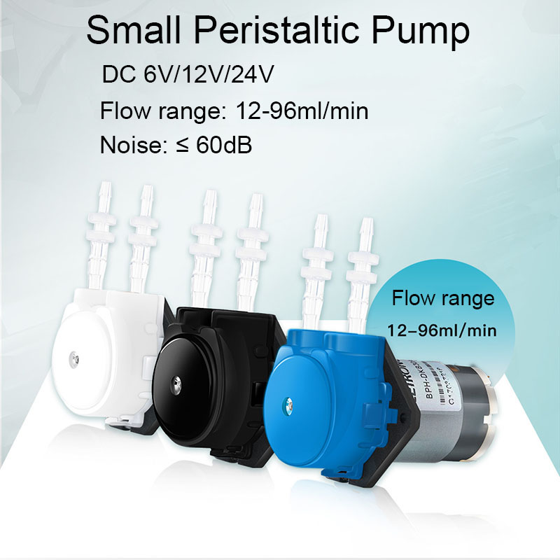 Mini Peristaltic Pump 12V - 소형 연동 펌프 DC 6V/12V/24V 정량