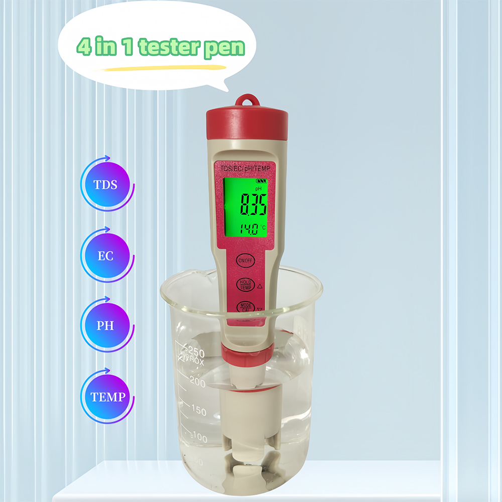 Ph Meter Digital Water Tester - 백라이트 4 in 1 pH 측정기