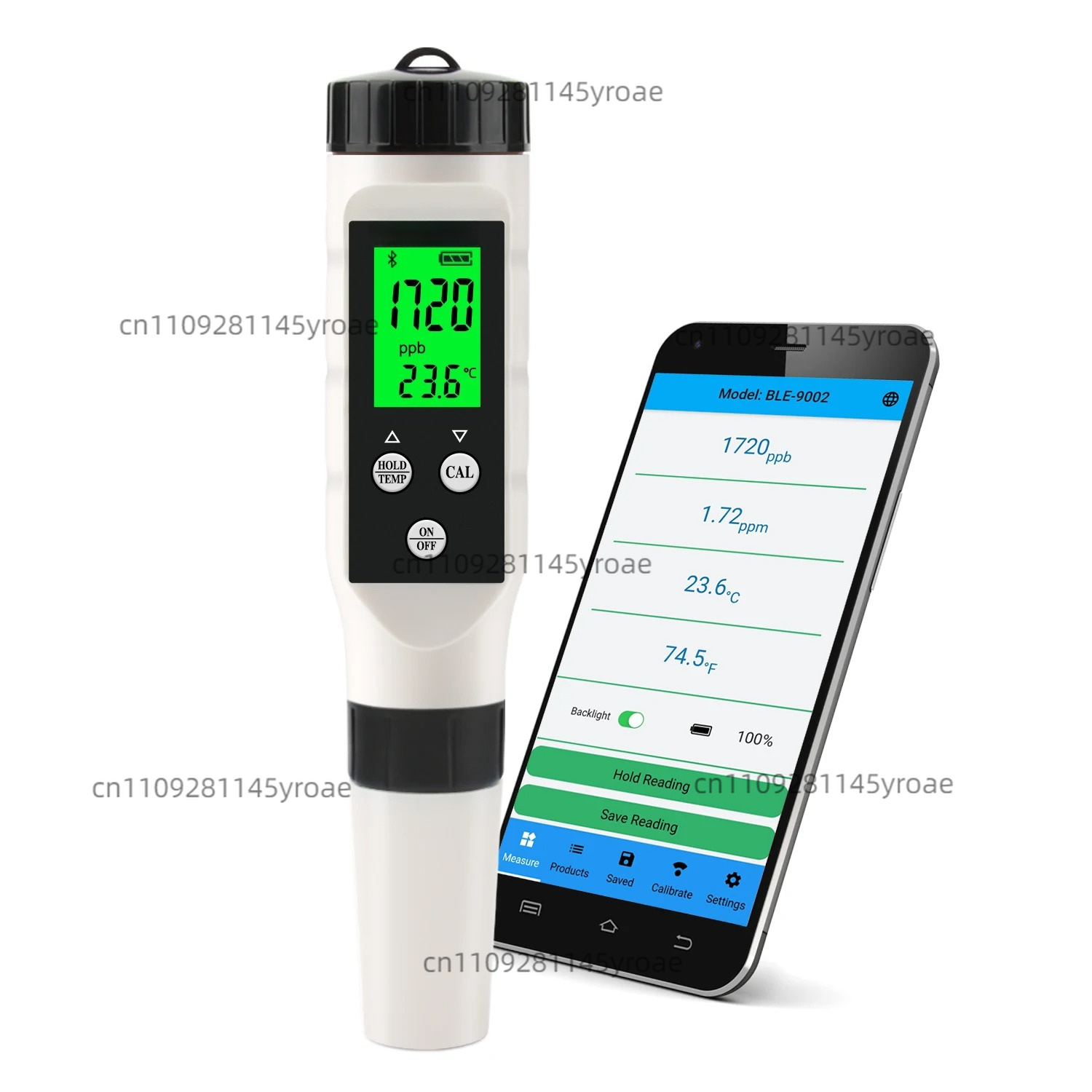 블루투스 2-in-1 수소 및 온도 감지기 0~2990 - Test Instruments 리뷰 및 가격
