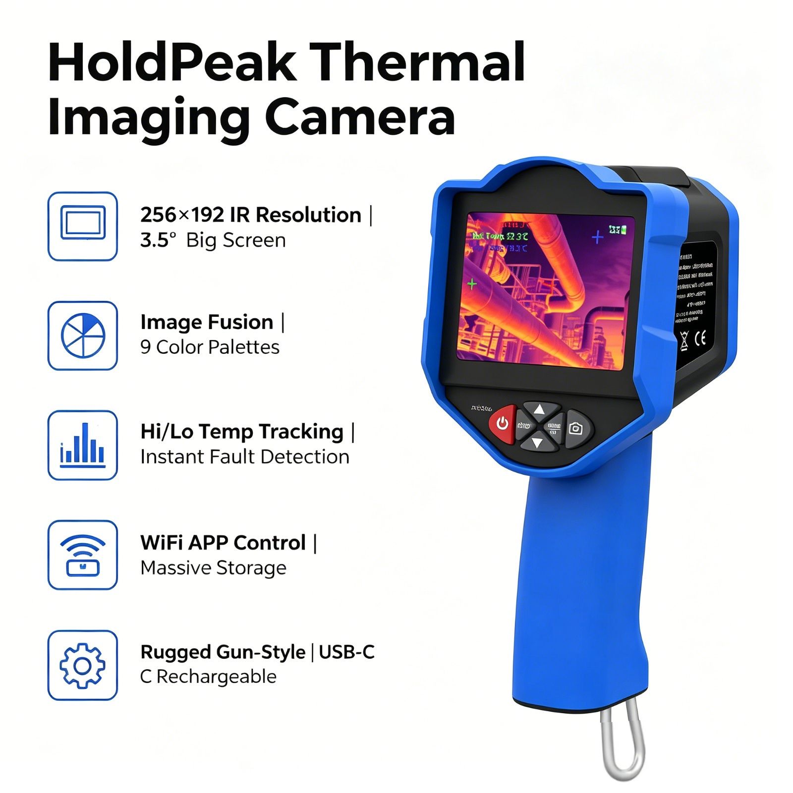 HoldPeak 열화상 카메라, 256 x 192 해상 - Thermal Imaging Camera Pcb Repair 리뷰 및 가격